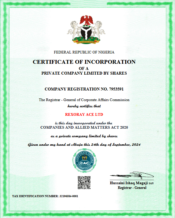Certificate of Incorporation